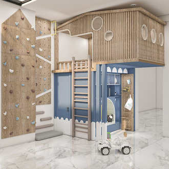 儿童游乐设备-房屋攀岩