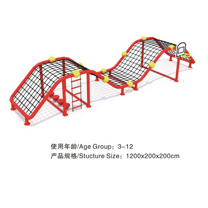 Children's climbing net