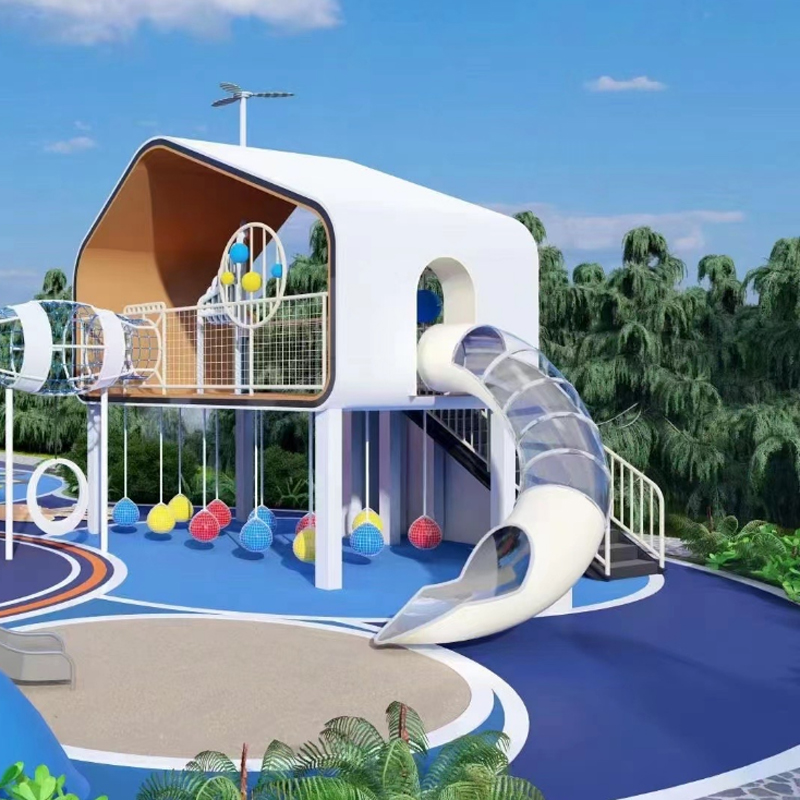 组合滑梯-森林公园