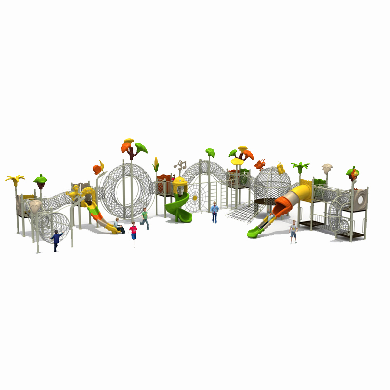 组合滑梯攀爬网