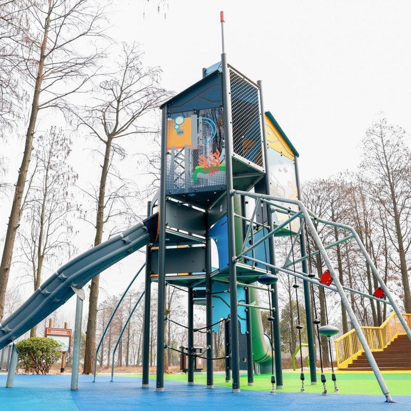 不锈钢滑梯-市政公园