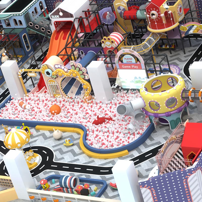 51漫画-海洋球池