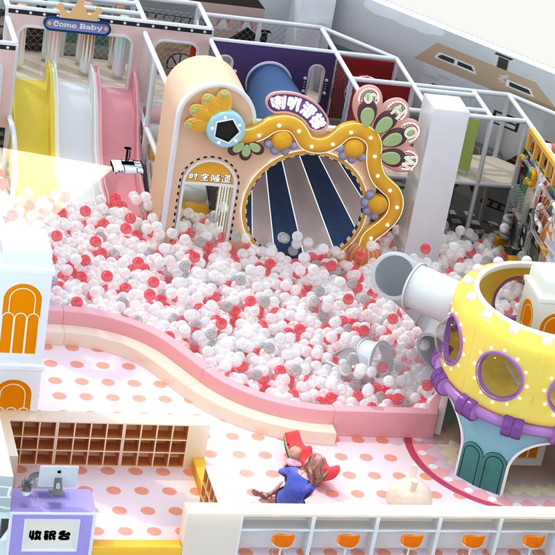 儿童游乐场-攀爬组合