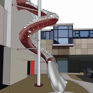 商场社区不锈钢滑梯整体规划设计方案 商场社区不锈钢滑梯整体规划设计方案